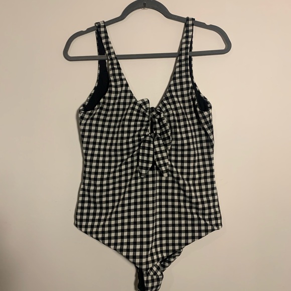 Mara Hoffman Plaid One Piece - Tie front - Picture 4 of 5